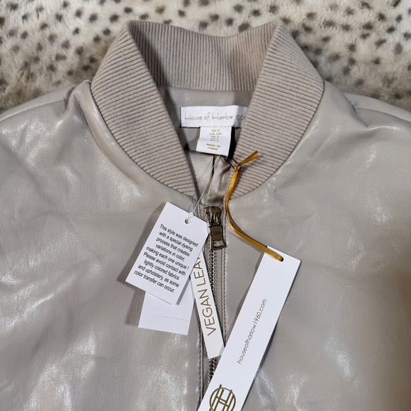 House of Harlow Pleather Jacket - Size Small - Brand New with Tags! - Picture 12 of 13
